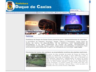 Thumbnail do site Prefeitura Municipal de Duque de Caxias