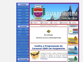 Thumbnail do site Prefeitura Municipal de Guapimirim