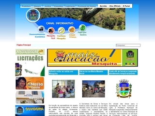 Thumbnail do site Prefeitura Municipal de Mesquita