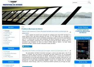 Thumbnail do site Prefeitura Municipal de Niteri