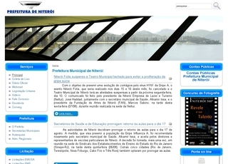 Thumbnail do site Prefeitura Municipal de Niterói