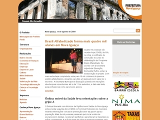 Thumbnail do site Prefeitura Municipal de Nova Iguau