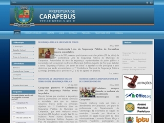 Thumbnail do site Prefeitura Municipal de Carapebus