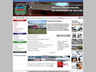 Thumbnail do site Prefeitura Municipal de Conceio de Macabu