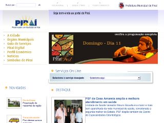 Thumbnail do site Prefeitura Municipal de Pira