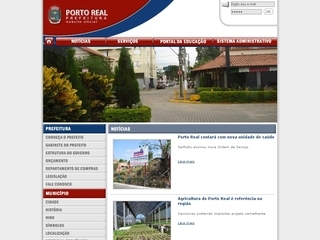Thumbnail do site Prefeitura Municipal de Porto Real