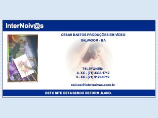 Thumbnail do site InterNoivas - O portal das noivas de Salvador