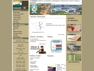 Thumbnail do site Prefeitura Municipal de Caracaraí