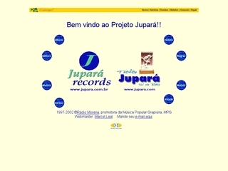 Thumbnail do site Jupar Records - Gravadora e editora de Msica Popular Grapina