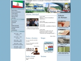 Thumbnail do site Prefeitura Municipal de guas Mornas