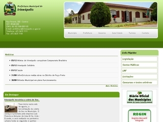 Thumbnail do site Prefeitura Municipal de Irineópolis
