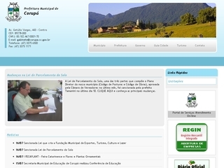 Thumbnail do site Prefeitura Municipal de Corup