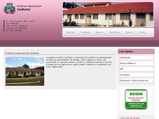 Thumbnail do site Prefeitura Municipal de Cunhataí