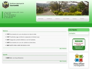 Thumbnail do site Prefeitura Municipal de Guatambú