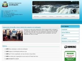 Thumbnail do site Prefeitura Municipal de Jardinópolis