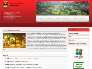 Thumbnail do site Prefeitura Municipal de São Carlos