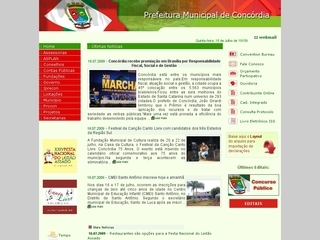 Thumbnail do site Prefeitura Municipal de Concrdia