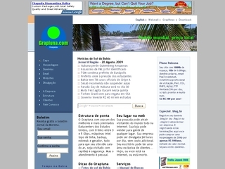 Thumbnail do site Grapiuna.com - hospedagem, dominios, websites