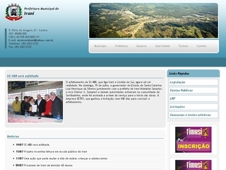 Thumbnail do site Prefeitura Municipal de Irani