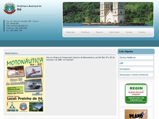 Thumbnail do site Prefeitura Municipal de It