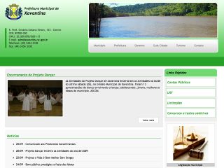 Thumbnail do site Prefeitura Municipal de Xavantina