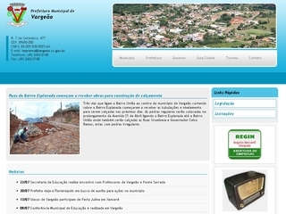 Thumbnail do site Prefeitura Municipal de Vargeão