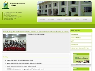 Thumbnail do site Prefeitura Municipal de Zortéa