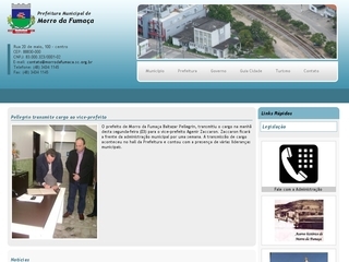Thumbnail do site Prefeitura Municipal de Morro da Fumaa