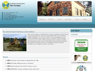 Thumbnail do site Prefeitura Municipal de Rio Fortuna