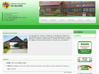 Thumbnail do site Prefeitura Municipal de São Martinho