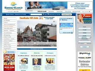 Thumbnail do site Portal da Cidade de Blumenau