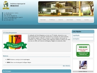Thumbnail do site Prefeitura Municipal de Botuverá