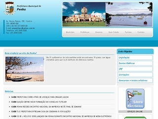 Thumbnail do site Prefeitura Municipal de Penha