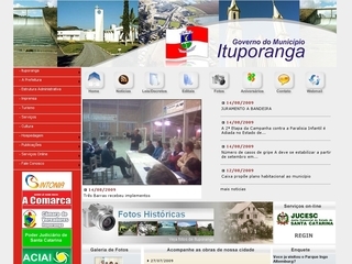 Thumbnail do site Prefeitura Municipal de Ituporanga