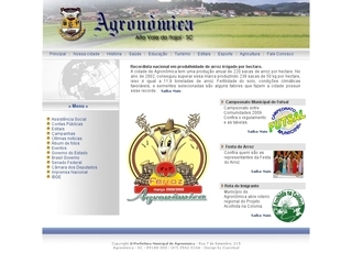 Thumbnail do site Prefeitura Municipal de Agronmica