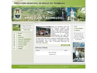 Thumbnail do site Prefeitura Municipal de Brao do Trombudo