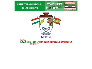 Thumbnail do site Prefeitura Municipal de Laurentino