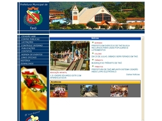 Thumbnail do site Prefeitura Municipal de Tai