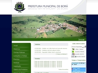 Thumbnail do site Prefeitura Municipal de Bor