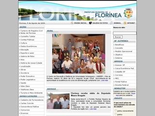 Thumbnail do site Prefeitura Municipal de Florínea