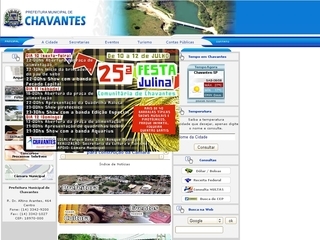 Thumbnail do site Prefeitura Municipal de Chavantes