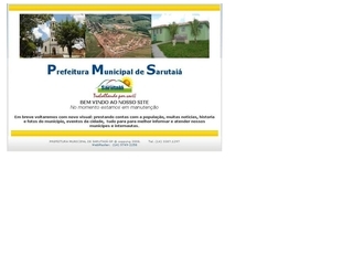 Thumbnail do site Prefeitura Municipal de Sarutai