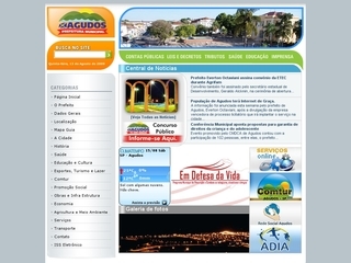 Thumbnail do site Prefeitura Municipal de Agudos