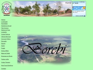 Thumbnail do site Prefeitura Municipal de Borebi