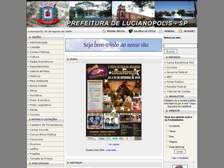 Thumbnail do site Prefeitura Municipal de Lucianpolis