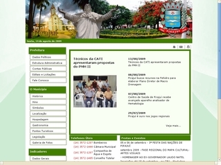 Thumbnail do site Prefeitura Municipal de Piraju