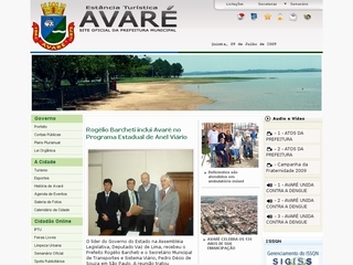 Thumbnail do site Prefeitura Municipal de Avar