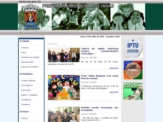 Thumbnail do site Prefeitura Municipal de Iaras