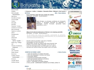Thumbnail do site Prefeitura Municipal de Botucatu