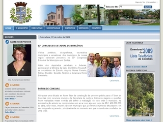 Thumbnail do site Prefeitura Municipal de Conchas